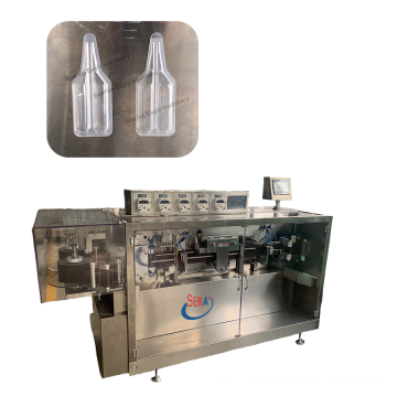 PLC control liquid plastic ampoule bottle filling machine/alcohol bottle filling machine/pesticide bottle filling machine